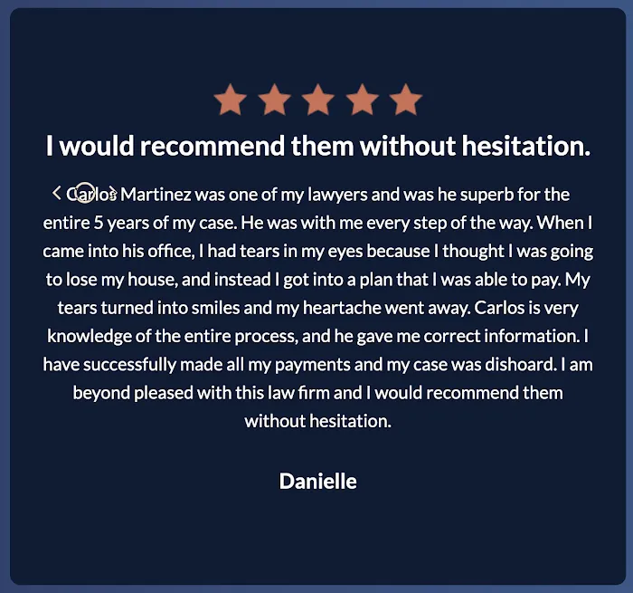 Law Offices of Carlos D. Martinez - Bankruptcy Attorney 4
