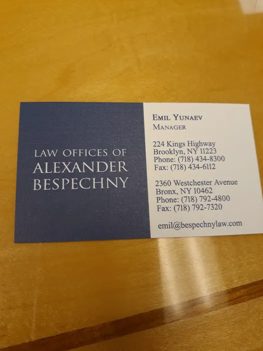 Alexander Bespechny Law Office 4