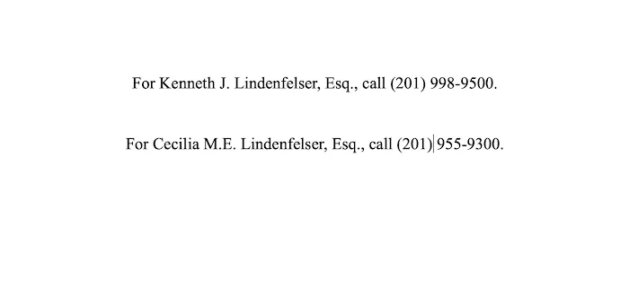 The Law Office of Kenneth J. Lindenfelser 4