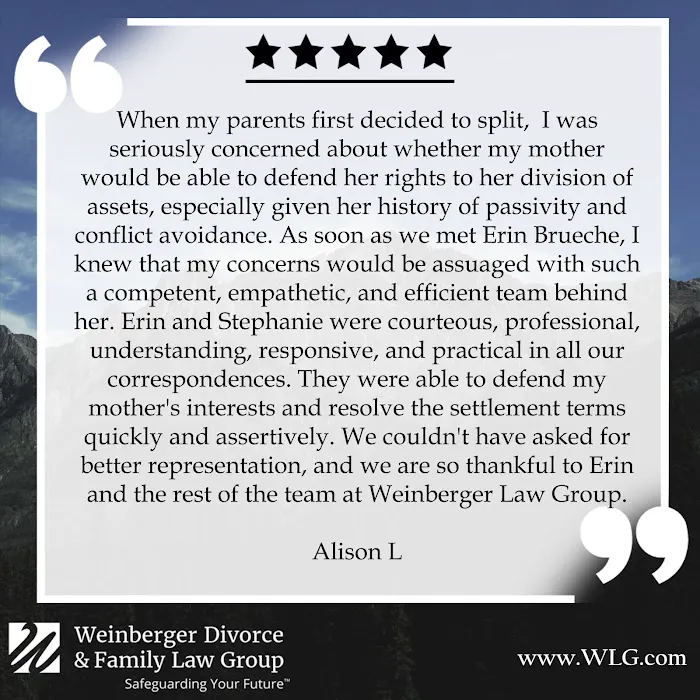 Weinberger Divorce & Family Law Group, LLC 5