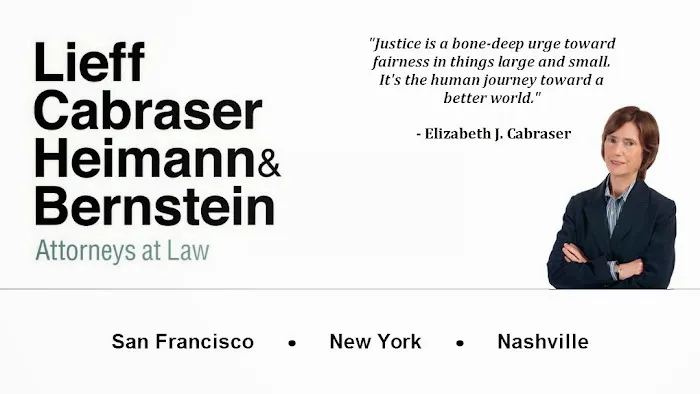 Lieff Cabraser Heimann & Bernstein, LLP 3