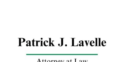 Patrick J. Lavelle Attorney at Law