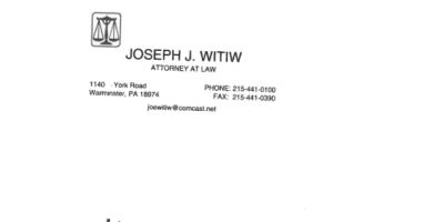 Joseph J. Witiw & Kurt J. Shaffer
