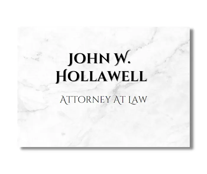 John W Hollawell, Attorney at Law 4