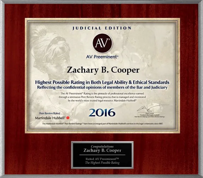 Zachary B. Cooper, Attorney at Law, P.C. 4