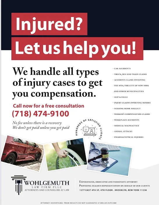 Wohlgemuth Law Firm PLLC: Personal Injury Lawyers In New York 4