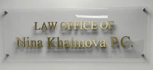 Law Office of Nina Khaimova PC 4