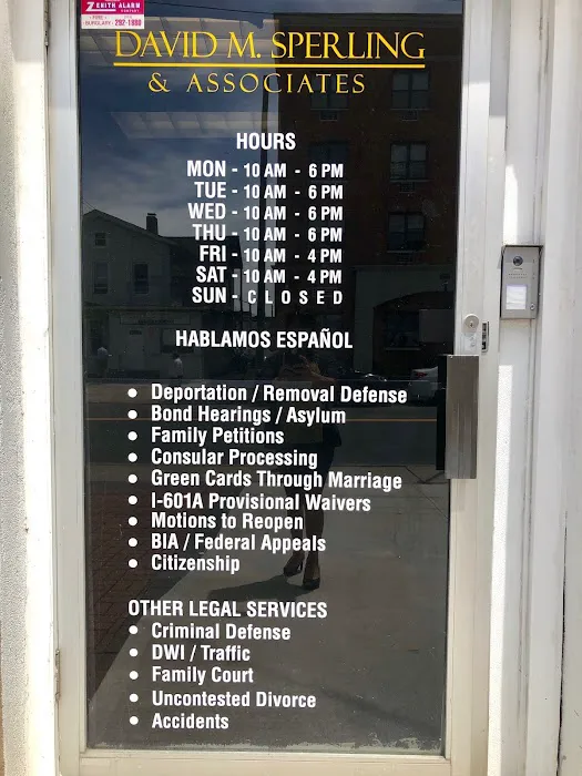 Immigration Law Offices of David M. Sperling 4