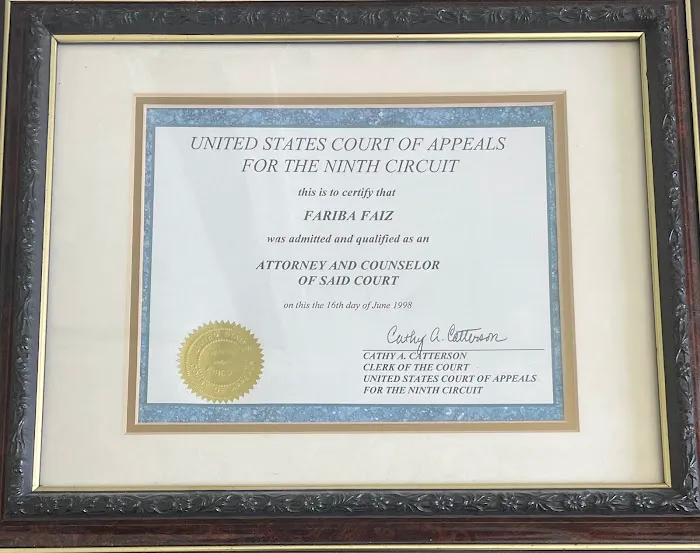 Corporate Immigration Counsel- Fariba Faiz Law Offices PC 5