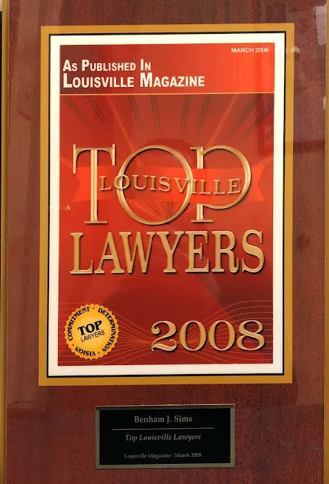 Benham J. Sims, III Attorney at Law 5