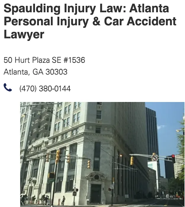 Spaulding Injury Law: Atlanta Personal Injury & Car Accident Lawyer 5