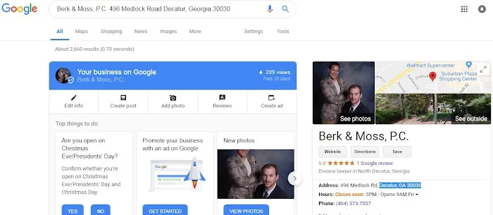 Berk & Moss, P.C. 5