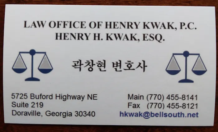 Law Office of Henry Kwak 4