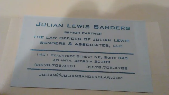 The Law Offices of Julian Lewis Sanders & Associates 5