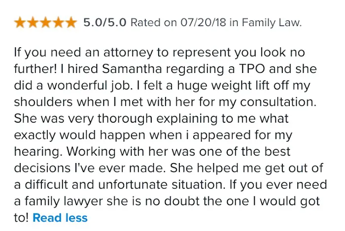 Attorney Samantha O. Lennon 5