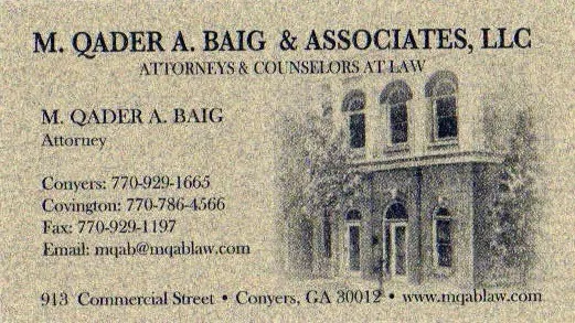 M. Qader A. Baig & Associates, LLC 4