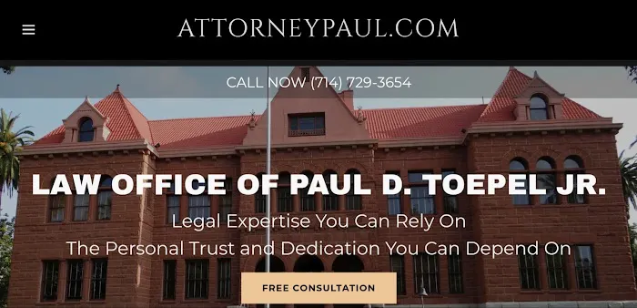Law Office of Paul D. Toepel Jr. 4