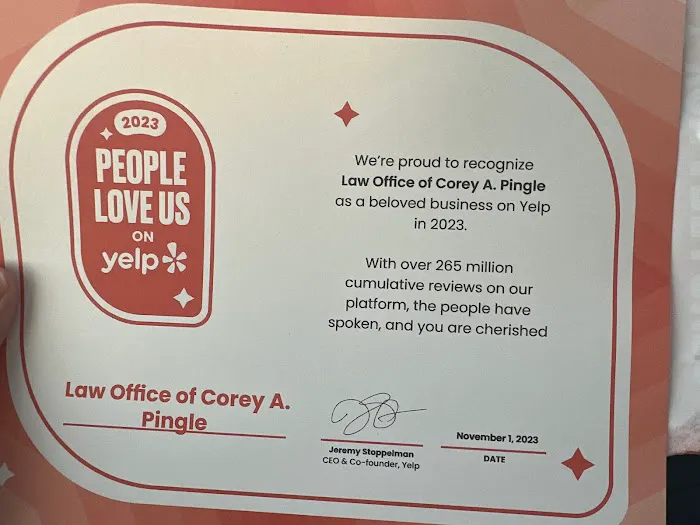 Law Office of Corey A. Pingle 4