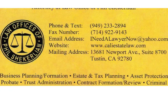 Law Office of Phil Shekerlian 4