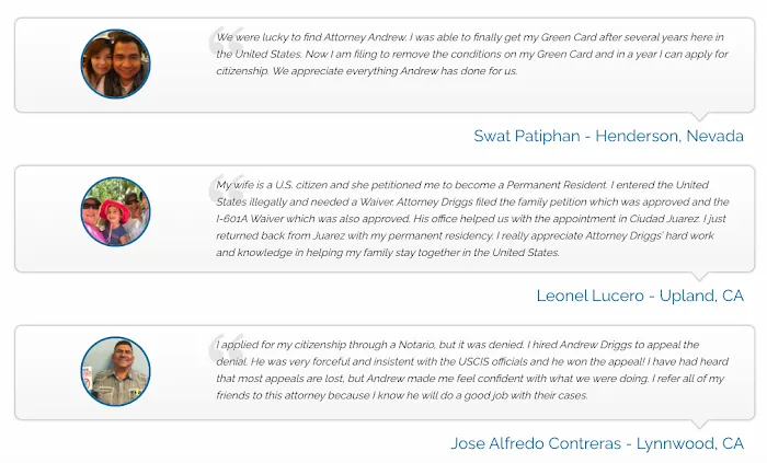 Driggs Immigration Law California 4
