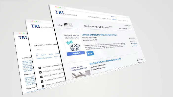 Tax Resolution Institute 4