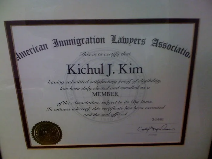 Immigration Lawyers PLLC (immigration attorney Kichul Jack Kim 김기철 이민 전문변호사) 5