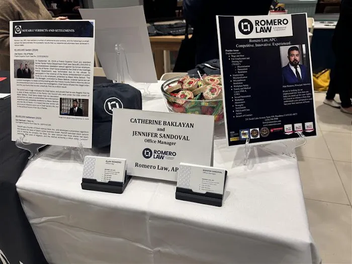 Romero Law, APC - Pasadena Employment Law Lawyers 4