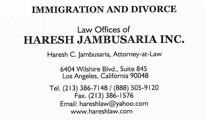 Law Offices of Haresh Jambusaria Inc 5