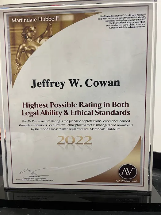 The Cowan Law Firm -- Jeffrey W. Cowan 4