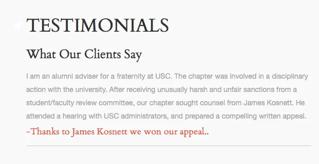 Kosnett Law Firm - Los Angeles Criminal Defense Lawyers 5
