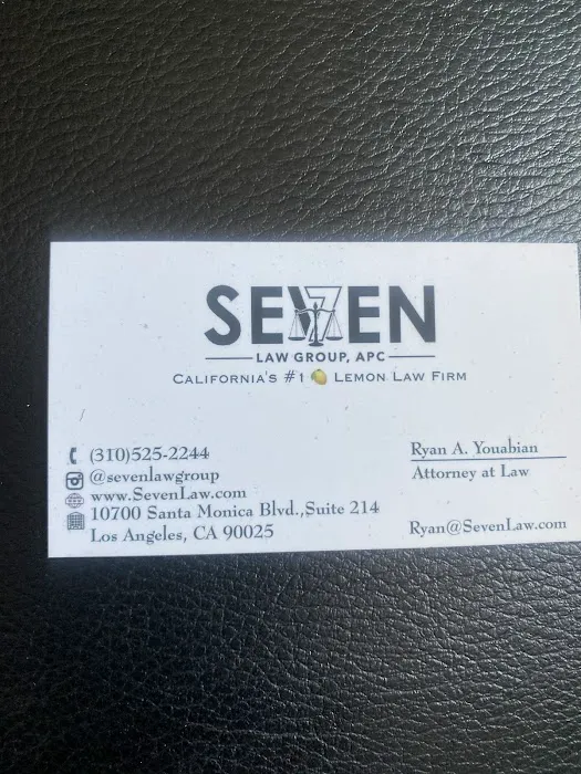 Seven Law Group, APC | Lemon Law Attorney 5