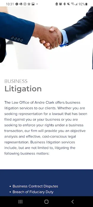 Law Office of Andre Clark, A Professional Law Corporation 5