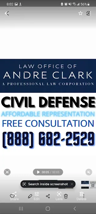 Law Office of Andre Clark, A Professional Law Corporation 5