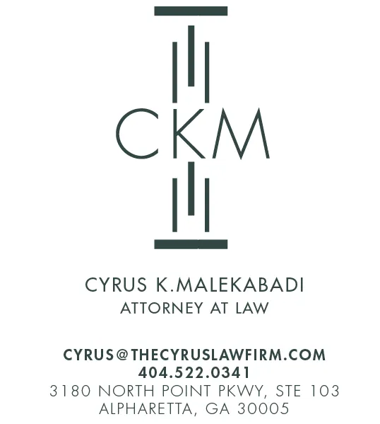 The Law Office of Cyrus K. Malekabadi, LLC 4