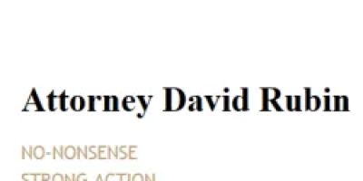 Attorney David Rubin
