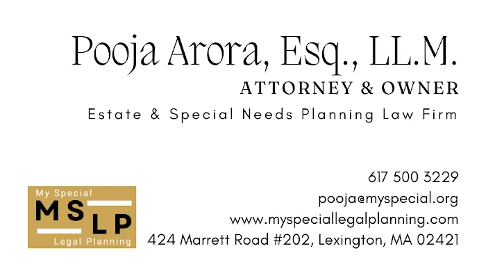 My Special Legal Planning 4