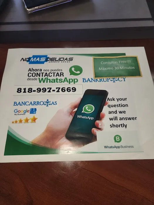 Bankruptcy/Bancarrota''No Mas Deudas'