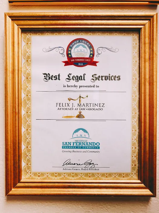 Law Office of Felix J. Martinez 4