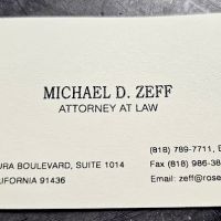 Law Offices of Michael D Zeff ico