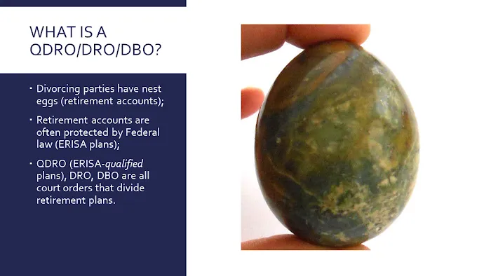 Peacock QDROs: California Retirement Division Lawyer 5