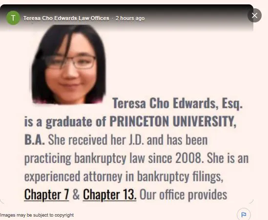 Maryland Bankruptcy Teresa Cho Edwards 4