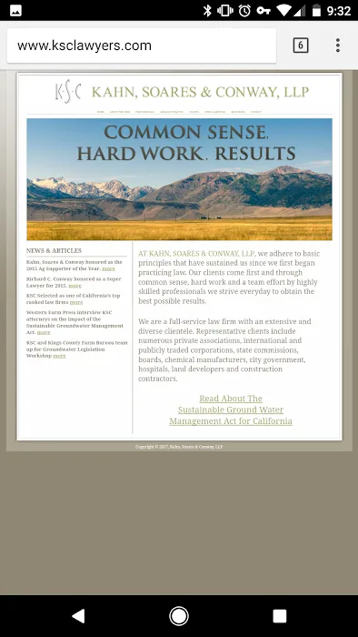 Kahn, Soares & Conway, LLP 5