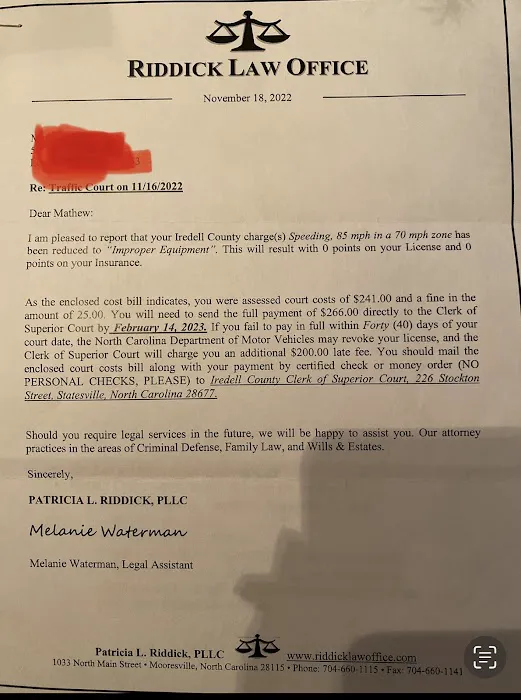 Patricia L Riddick PLLC Atty 4
