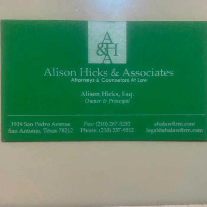 Alison Hicks & Associates, PLLC 5