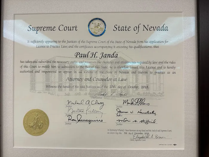 The Janda Law Firm Accident & Injury Lawyer - Las Vegas 5