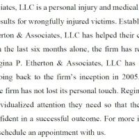 Regina P. Etherton & Associates, LLC ico